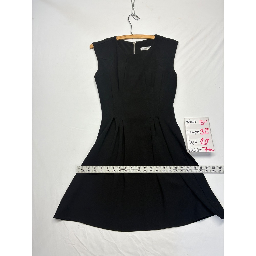 Speechless Skater A-Line Dress Dark Academia Goth Pleated Mini Small Black